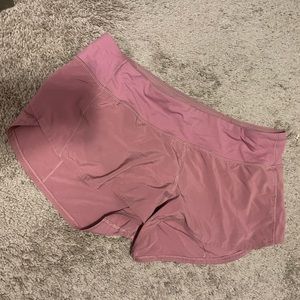 Dusty pink speed ups 2.5” inseam